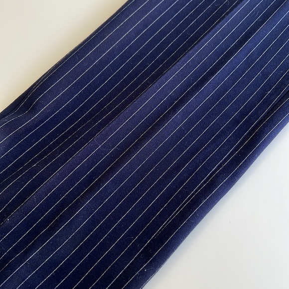 Blue pinstripe tailored pants - Picture 3 of 3
